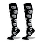 Skull Print Compression Socks