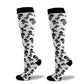 Skull Print Compression Socks