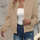 Solid Color Zipper Fashion Jacket