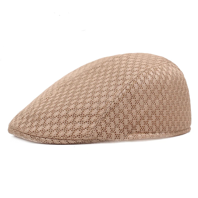 Breathable Mesh Newsboy Cap
