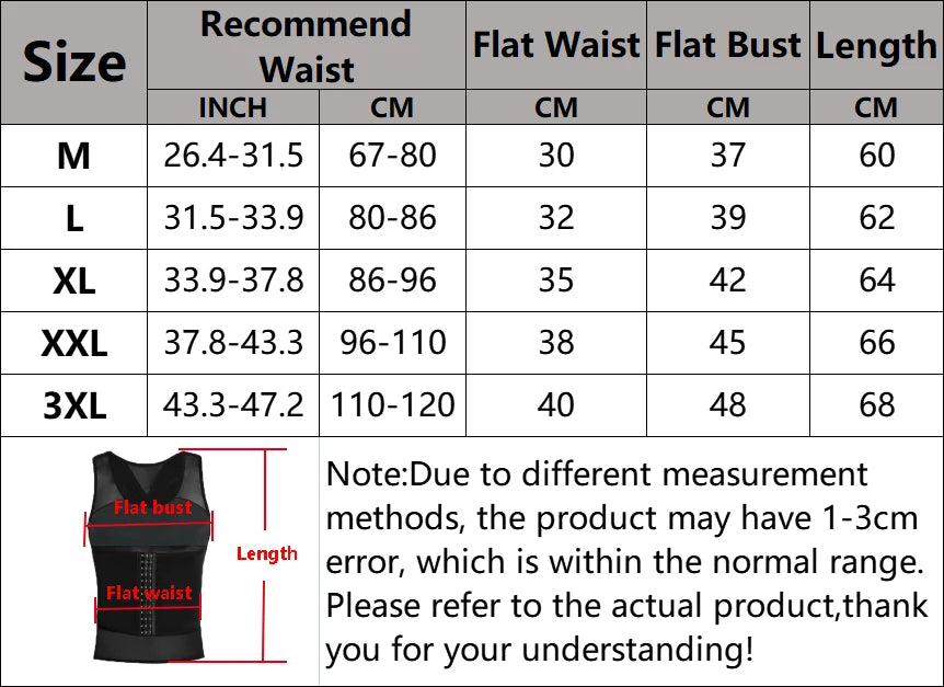Men's Compression Shaper Vest