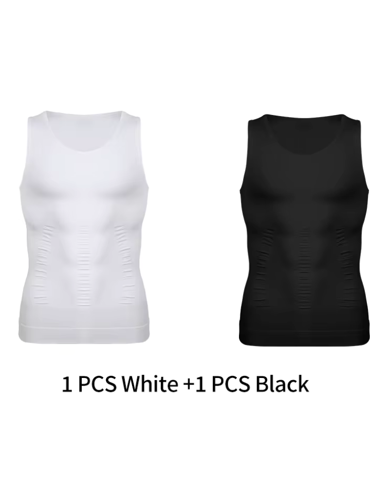 Men's Slimming Compression Vest – Tummy Shaper