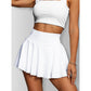 Women’s High Waist Tennis Skort with Pockets